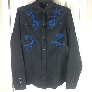 Vintage Roper Riding Show shirt size embroidered
